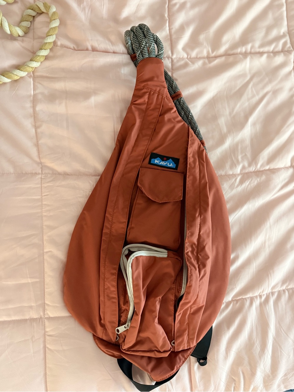 Kavu Rust Orange Crossbody Sling Bag